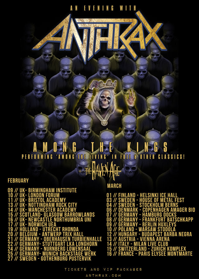 Anthrax Tour Poster