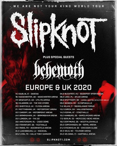 Slipknot Tourdates