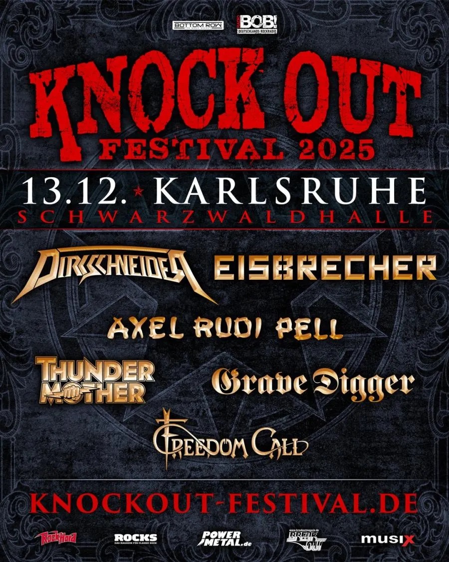 Knock Out Festival 2025 Tourplakat big